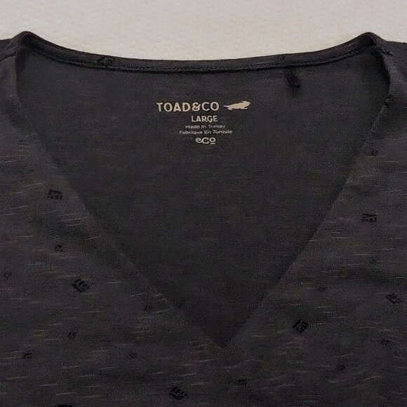 Toad & Co Cue Sleeveless Wrap Knee Length Dress, Blue Heather, Women's Large - Picture 5 of 6